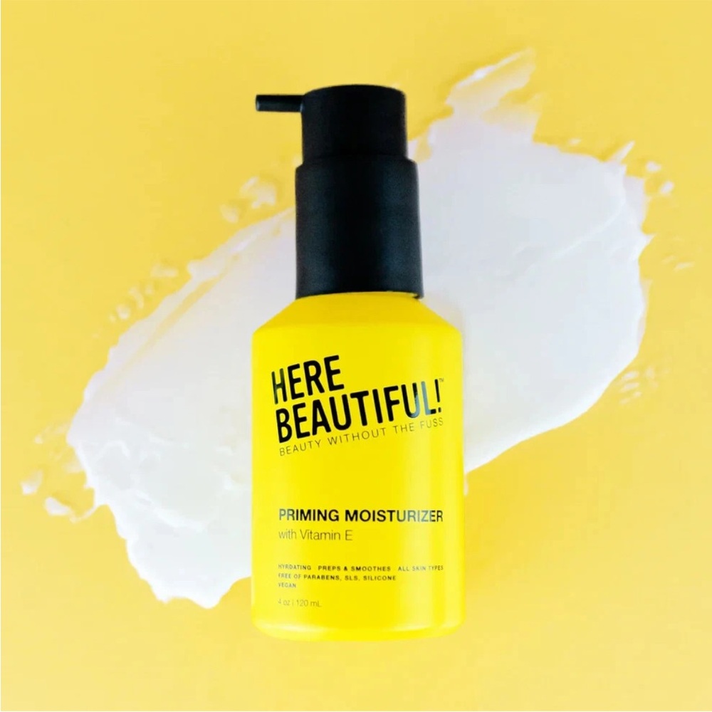 Here Beautiful - Priming Moisturizer with Vitamin E - 4 oz (BRAND NEW)